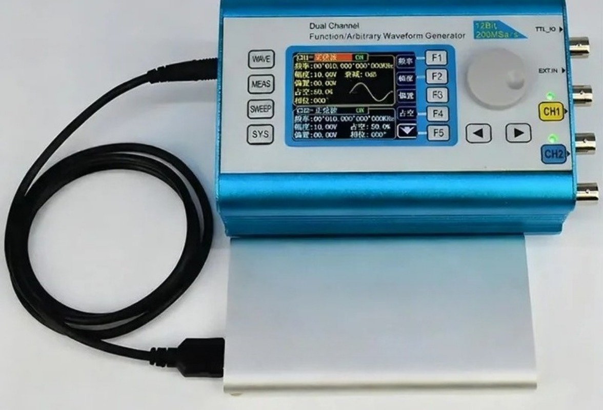 Dual Channel Arbitrary Waveform Function Generator 60Mhz - For Dual‑Channel DDS Function Signal‑Generator 40‑60MHz,