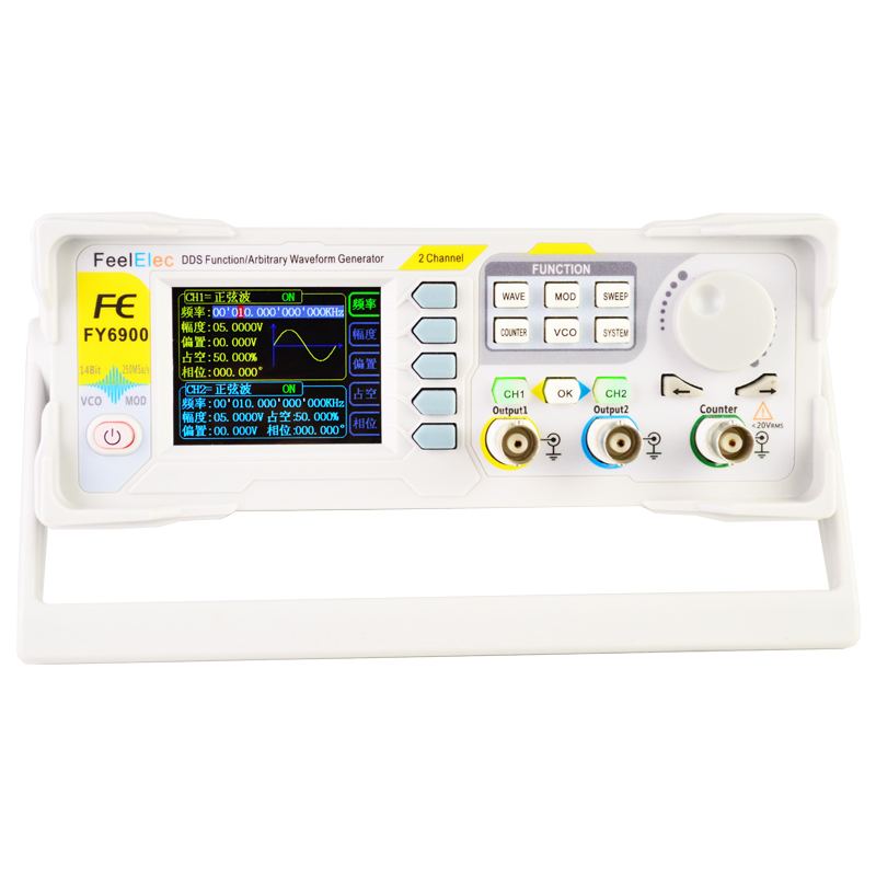 FY6900 Dual Channel DDS Functi - Dual Channel Arbitrary Waveform Function Generator 60Mhz review and price